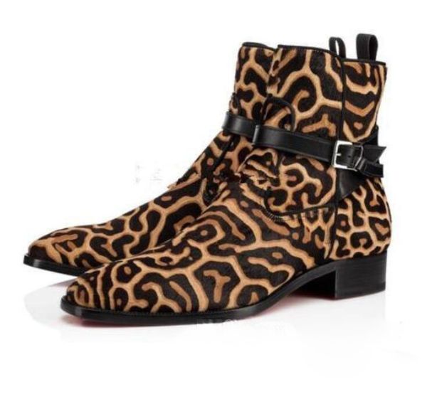 famous comfortable man red bottom boot leopard printed leather men ankle boots,fashion winter boots luxurious brands men's botte eu35-4, Black
famous comfortable man red bottom boot leopard printed leather men ankle boots,fashion winter boots luxurious brands men's botte eu35-4, Black