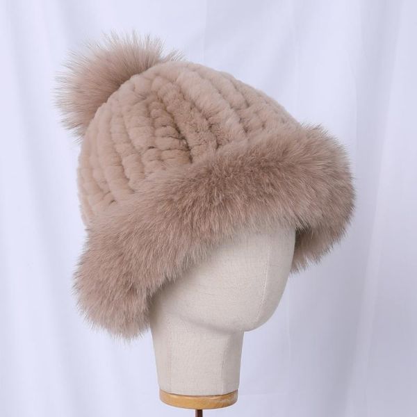 2020 женской зимний kniited rex fur fur обрезка hat cap природный pom ром шапка beanie леди мода, Blue;gray
2020 женской зимний kniited rex fur fur обрезка hat cap природный pom ром шапка beanie леди мода, Blue;gray