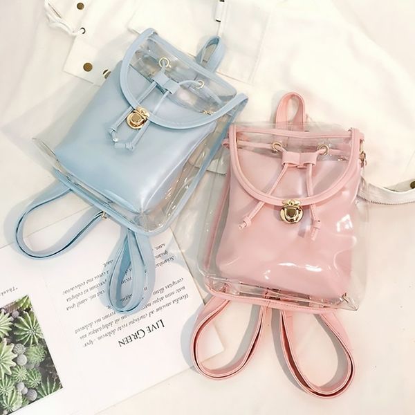 rucksack women transparent bagpack jelly mini backpack summer school bag college back pack for girls mochila transparente 2019
rucksack women transparent bagpack jelly mini backpack summer school bag college back pack for girls mochila transparente 2019