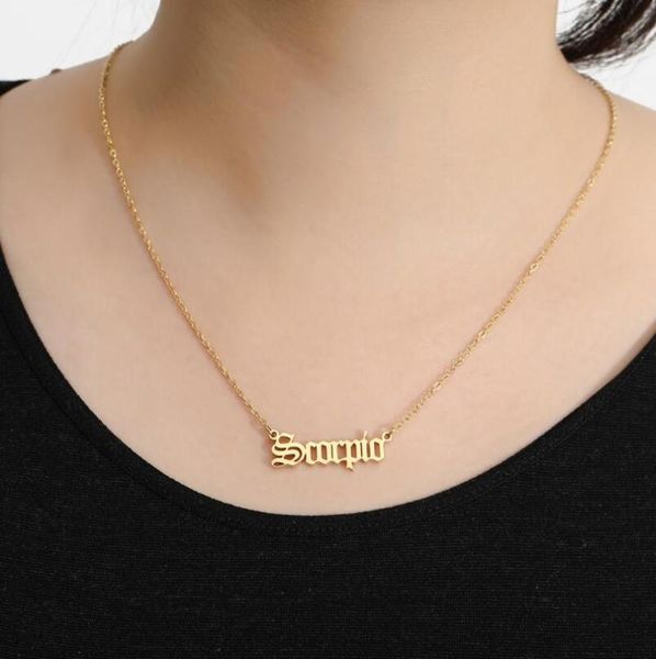 2020 new constellation zodiac necklaces jewelry for women antique style designed letter taurus aries necklaces collier, Silver
2020 new constellation zodiac necklaces jewelry for women antique style designed letter taurus aries necklaces collier, Silver