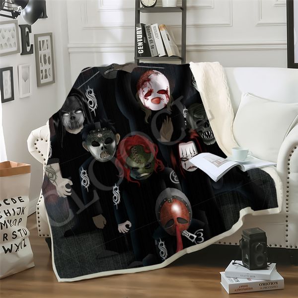 cloocl factory wholesale metal rock band slipknot blanket 3d print double layer casual sofa youth bedding throw fashion blankets
cloocl factory wholesale metal rock band slipknot blanket 3d print double layer casual sofa youth bedding throw fashion blankets
