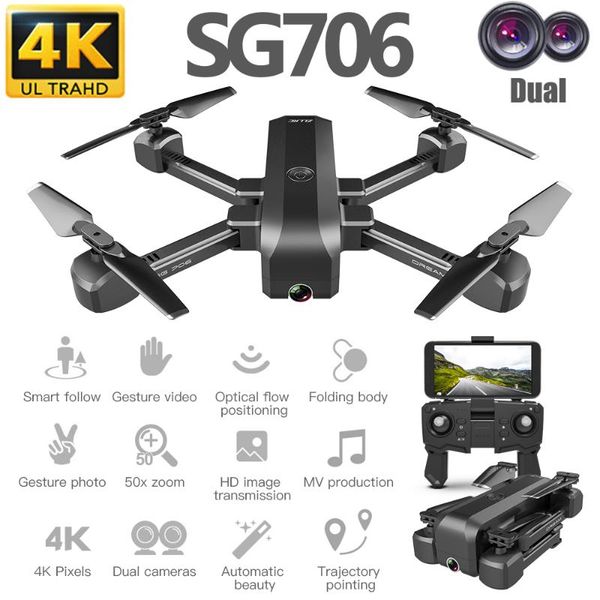 sg706 4k drone dual camera drone profissional quadcopter stable height rc helicopter camera vs f11 kf607 xs816 gd89
sg706 4k drone dual camera drone profissional quadcopter stable height rc helicopter camera vs f11 kf607 xs816 gd89