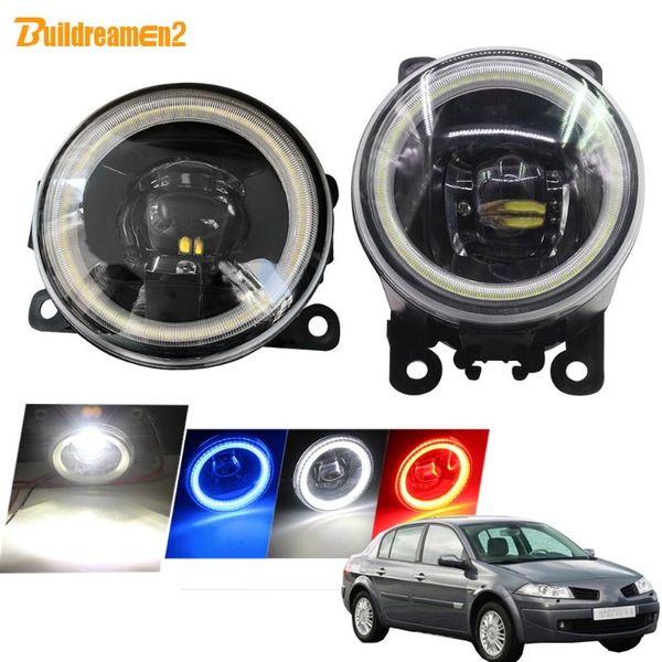 buildreamen2 автомобиля h11 4000lm led fog light angel eye дневного света 12v стайлинг megane 2 / ii 3 / iii 2002-2020