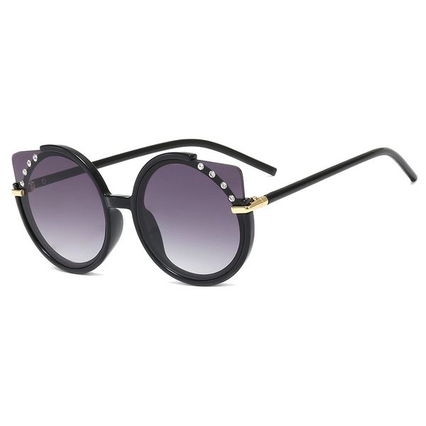 round frame cat face children sunglasses fashion diamond-studded sunglasses boy glasses western style trendy girl sun glasses, White;black
round frame cat face children sunglasses fashion diamond-studded sunglasses boy glasses western style trendy girl sun glasses, White;black