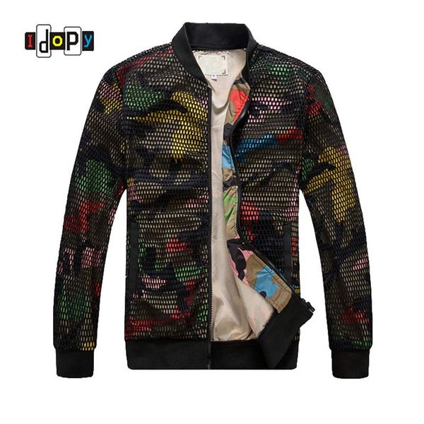 мода мужская верхняя одежда камуфляж bomber jacket выдалбливают конструктора slim fit camo ветровка baseball jacket и пальто для мужчин, Black;brown
мода мужская верхняя одежда камуфляж bomber jacket выдалбливают конструктора slim fit camo ветровка baseball jacket и пальто для мужчин, Black;brown