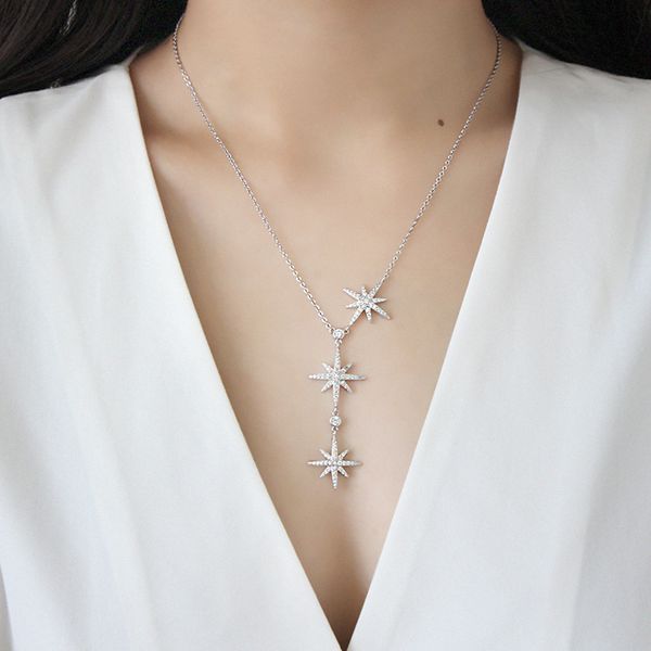 louleur 925 sterling silver star pendants necklace zircon elegant wild necklace for women 2020 charms jewelry summer gift
louleur 925 sterling silver star pendants necklace zircon elegant wild necklace for women 2020 charms jewelry summer gift