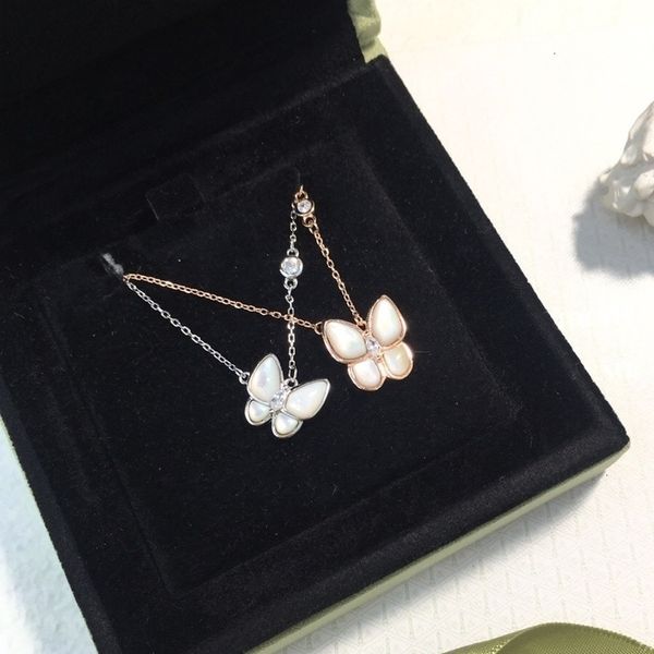 925 sterling silver light luxury niche simple natural white shell butterfly necklace full diamond 18k gold-plated all-match choker tanabata
925 sterling silver light luxury niche simple natural white shell butterfly necklace full diamond 18k gold-plated all-match choker tanabata