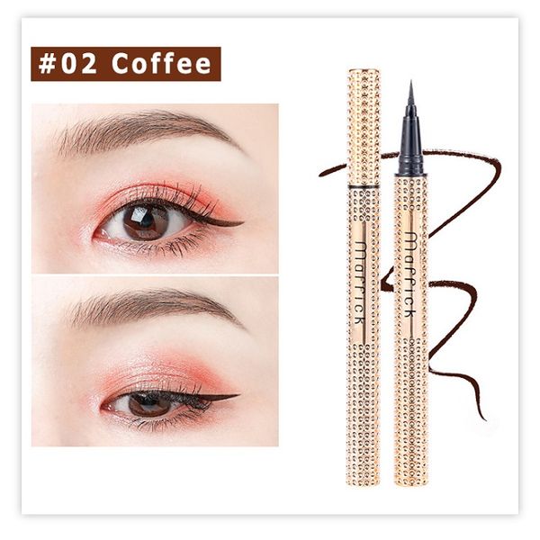 

easy to operate 6 colors enlarge your eyes long-lasting starry sky color rendering waterproof makeup eyeliner pen eye liner