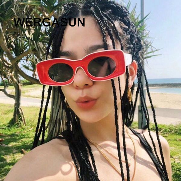 wergasun new square sunglasses women men 2020 summer designer red blue yellow clear fashion frame sun glasses uv400, White;black
wergasun new square sunglasses women men 2020 summer designer red blue yellow clear fashion frame sun glasses uv400, White;black