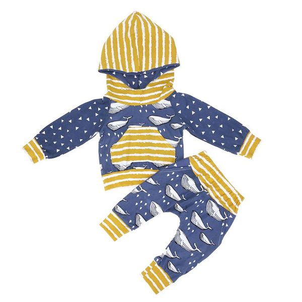 2pcs baby animal print striped long sleeve hooded t-shirt + pants set outfit toddler kids autumn clothing set, White
2pcs baby animal print striped long sleeve hooded t-shirt + pants set outfit toddler kids autumn clothing set, White