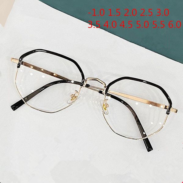 fashion sunglasses frames nywooh -1.0 -1.5 -2 -2.5 -3.0 to -6.0 finished myopia glasses women men vintage metal polygon eyeglasses shortsigh, Black
fashion sunglasses frames nywooh -1.0 -1.5 -2 -2.5 -3.0 to -6.0 finished myopia glasses women men vintage metal polygon eyeglasses shortsigh, Black