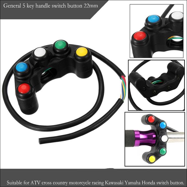 universal waterproof 22mm 7/8'' handlebar push button switch on/off
universal waterproof 22mm 7/8'' handlebar push button switch on/off