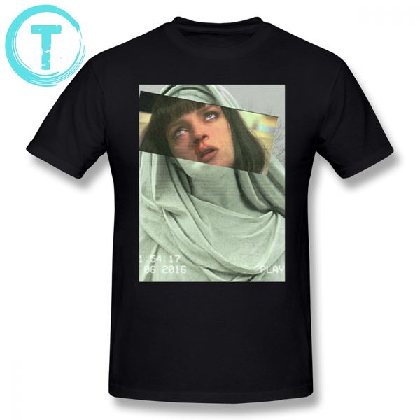 pulp fiction t shirt aesthetic pulp fiction t-shirt 4xl printed tee shirt summer 100 percent cotton fun short sleeve man tshirt