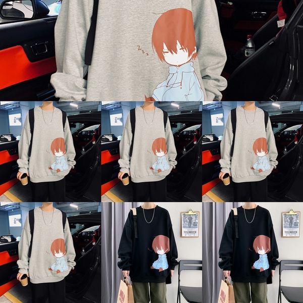 round neck sweater men's ins trendy coat sweaterhat sweater all-match loose long sleeve hat-super cec coat korean style bf lazy, Black
round neck sweater men's ins trendy coat sweaterhat sweater all-match loose long sleeve hat-super cec coat korean style bf lazy, Black