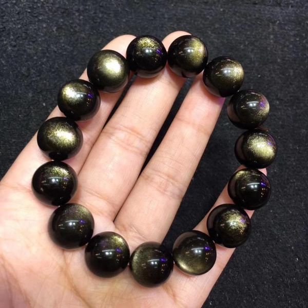 10mm/12mm/14mm/16mm grade golden obsidian stone bracelet natural gem stone bracelet for man for woman wholesale, Black
10mm/12mm/14mm/16mm grade golden obsidian stone bracelet natural gem stone bracelet for man for woman wholesale, Black