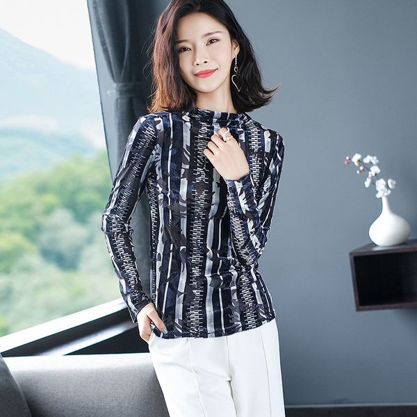 2020 autumn and underpants pullover winter semi-high collar gold velvet base shirt western style elegant women's pullover base shirt ca, Black
2020 autumn and underpants pullover winter semi-high collar gold velvet base shirt western style elegant women's pullover base shirt ca, Black
