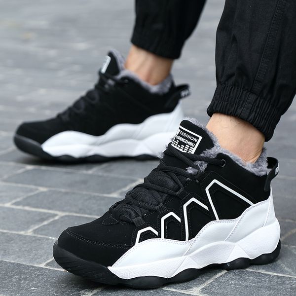 new fashion men shoes comfortable wearproof antiskid ankles boots for male soft breathable men sneakers keep warm bota masculina, Black
new fashion men shoes comfortable wearproof antiskid ankles boots for male soft breathable men sneakers keep warm bota masculina, Black