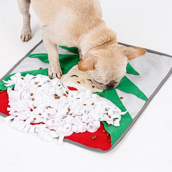 new christmas pet sniffing santa claus mat green dog work searching pad for training natural smelling skills preventing damage
new christmas pet sniffing santa claus mat green dog work searching pad for training natural smelling skills preventing damage
