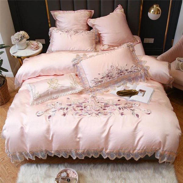 bedding sets luxury 800tc silk cotton elegant lace set shining smooth duvet cover bed sheet pillowcases king size 4/5pcs
bedding sets luxury 800tc silk cotton elegant lace set shining smooth duvet cover bed sheet pillowcases king size 4/5pcs