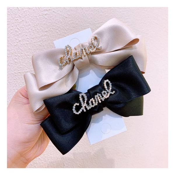 designers rhinestone signature fairy wind ribbon bow hairpin all-match broken hair clip bangs accessory, Silver
designers rhinestone signature fairy wind ribbon bow hairpin all-match broken hair clip bangs accessory, Silver