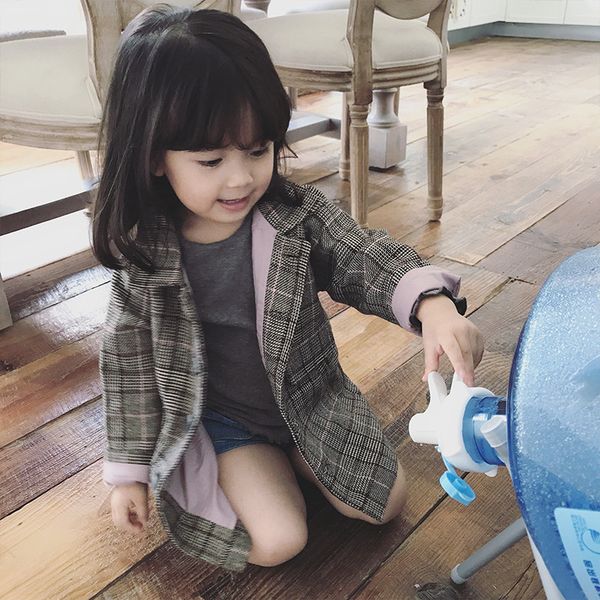 fashion kids girl jacket spring autumn long sleeve children coats plaid printed outerwear costume 24m-6t casual clothes, Blue;gray
fashion kids girl jacket spring autumn long sleeve children coats plaid printed outerwear costume 24m-6t casual clothes, Blue;gray