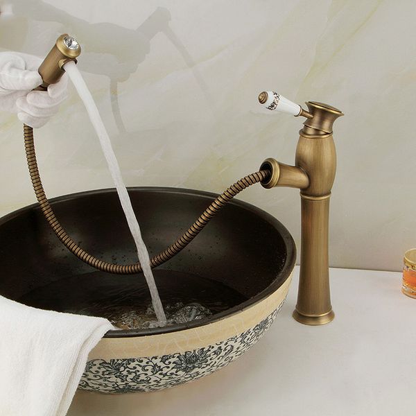 bathroom sink faucets yujie hd6605a retro pull type washbasin, all copper shampoo, and cold faucet, basin faucet
bathroom sink faucets yujie hd6605a retro pull type washbasin, all copper shampoo, and cold faucet, basin faucet