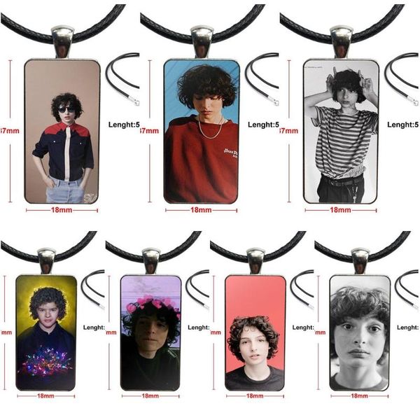 for women girl gift tv finn wolfhard stranger gs glass cabochon pendant necklace rectangle fashion necklace, Silver
for women girl gift tv finn wolfhard stranger gs glass cabochon pendant necklace rectangle fashion necklace, Silver