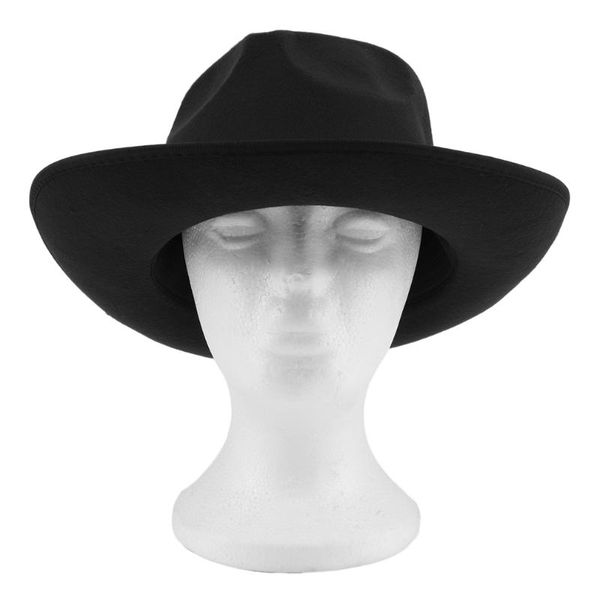 new women vintage hard felt hat wide brim fedoras trilby wide brim panama hat sun cap hot, Blue;gray
new women vintage hard felt hat wide brim fedoras trilby wide brim panama hat sun cap hot, Blue;gray