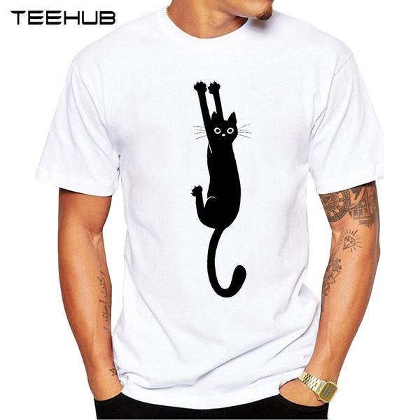 teehub new arrival funny black cat holding on printed t-shirt men's short sleeve casual t shirt hipster cool
teehub new arrival funny black cat holding on printed t-shirt men's short sleeve casual t shirt hipster cool