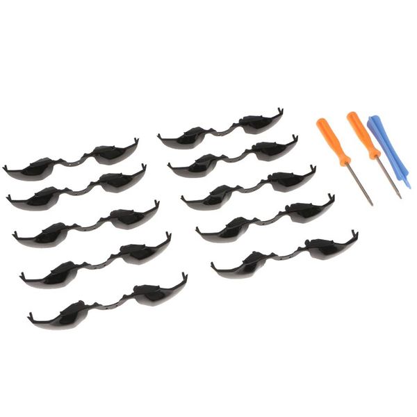 10pcs solid black lb rb bumpers triggers buttons with t8 t6 screwdrivers replacement for one elite controller
10pcs solid black lb rb bumpers triggers buttons with t8 t6 screwdrivers replacement for one elite controller