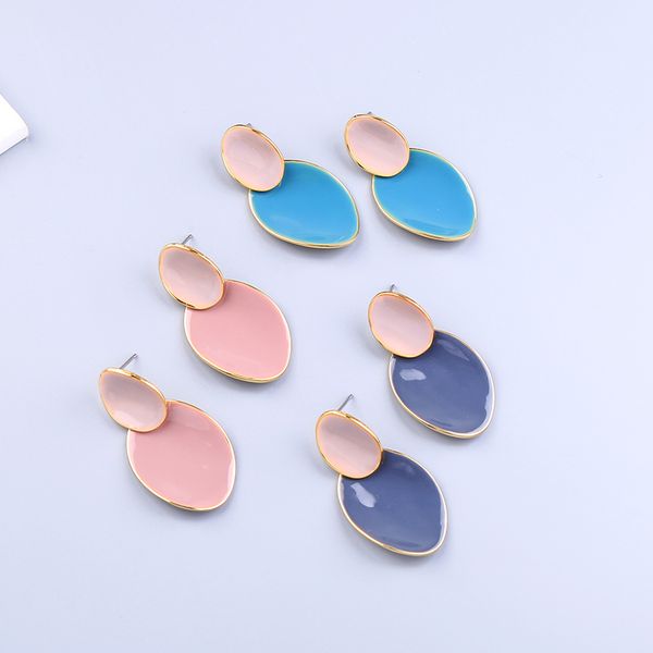 dangle & chandelier balanbiu unique pink&blue&purple contrast color enamel drop earrings for women gifts gold fashion jewelry accessories, Silver
dangle & chandelier balanbiu unique pink&blue&purple contrast color enamel drop earrings for women gifts gold fashion jewelry accessories, Silver