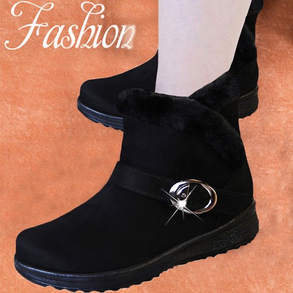 2020 female fashion zip winter snow boots ladies warm fur suede platform ankle boot women comfort footwear non-slip woman shoes, Black
2020 female fashion zip winter snow boots ladies warm fur suede platform ankle boot women comfort footwear non-slip woman shoes, Black