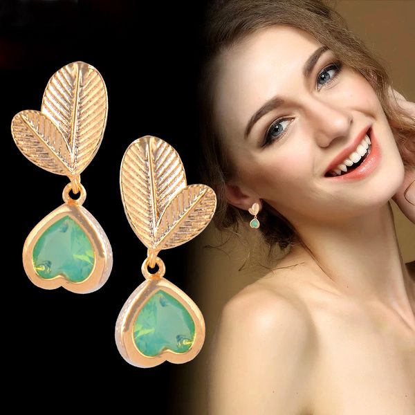 dangle & chandelier sinleery chic leaf heart drop earrings yellow gold silver color green cubic zirconia for women jewelry es613 ssa
dangle & chandelier sinleery chic leaf heart drop earrings yellow gold silver color green cubic zirconia for women jewelry es613 ssa