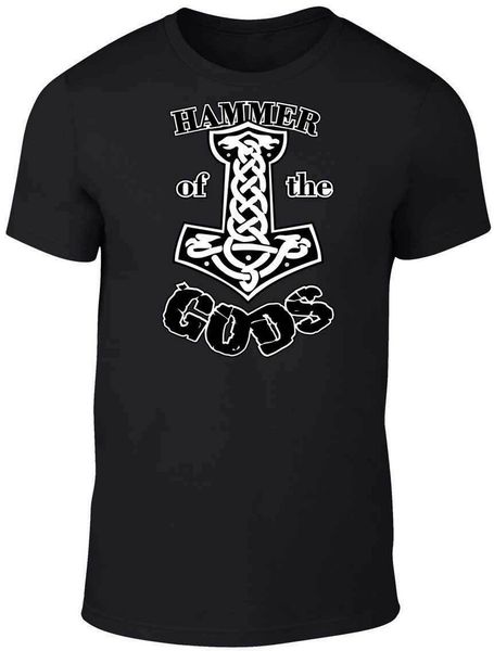 mens hammer of the gods t-shirt funny viking history thor fashion cool harajuku funny tee shirt