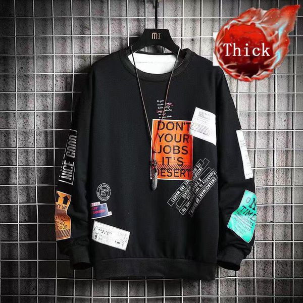korean harajuku men swearshirts thicken oversize man hoodies 2020 autumn cotton warming black sweatshirts
korean harajuku men swearshirts thicken oversize man hoodies 2020 autumn cotton warming black sweatshirts