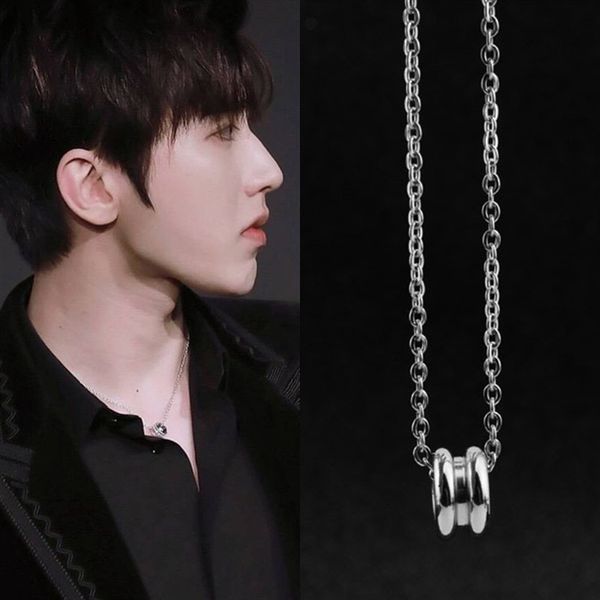 kpop small stainless steel necklace friendship gift simple round circle charm choker necklace pendant graduation jewelry man, Silver
kpop small stainless steel necklace friendship gift simple round circle charm choker necklace pendant graduation jewelry man, Silver