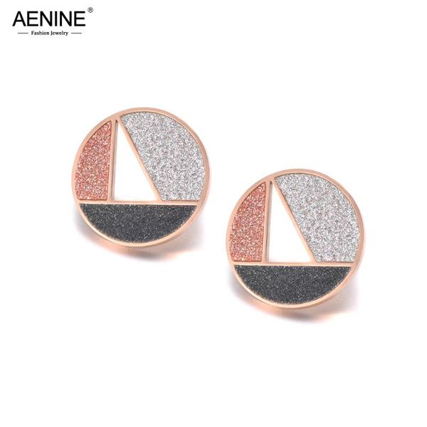 aenine neo-gothic titanium stainless steel geometric stud earrings rose gold bohemia matte surface earrings for women ae19162, Golden;silver
aenine neo-gothic titanium stainless steel geometric stud earrings rose gold bohemia matte surface earrings for women ae19162, Golden;silver