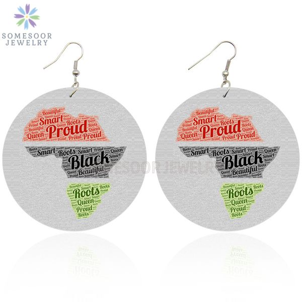 somesoor proud black roots african map wooden drop earrings afrocentric ethnic design both sides printing jewelry for women gfit, Silver
somesoor proud black roots african map wooden drop earrings afrocentric ethnic design both sides printing jewelry for women gfit, Silver