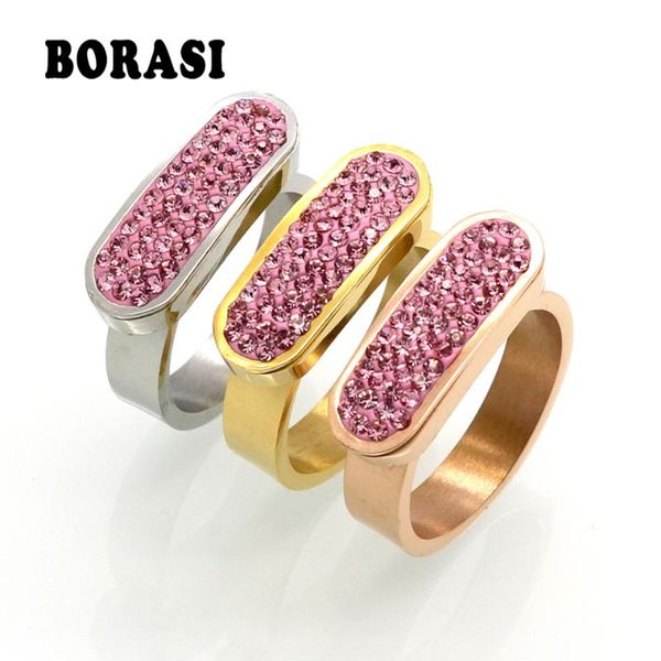 solid fashion flat tag ring punk finger ring gold color lucky crystal for women stainless steel jewelry wholesale, Golden;silver 
solid fashion flat tag ring punk finger ring gold color lucky crystal for women stainless steel jewelry wholesale, Golden;silver