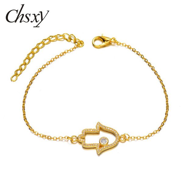 charm bracelets chsxy fatima hand bracelet gold micro paved shining cubic zirconia crystal hamsa for women pulseras mujer bijoux, Golden;silver
charm bracelets chsxy fatima hand bracelet gold micro paved shining cubic zirconia crystal hamsa for women pulseras mujer bijoux, Golden;silver