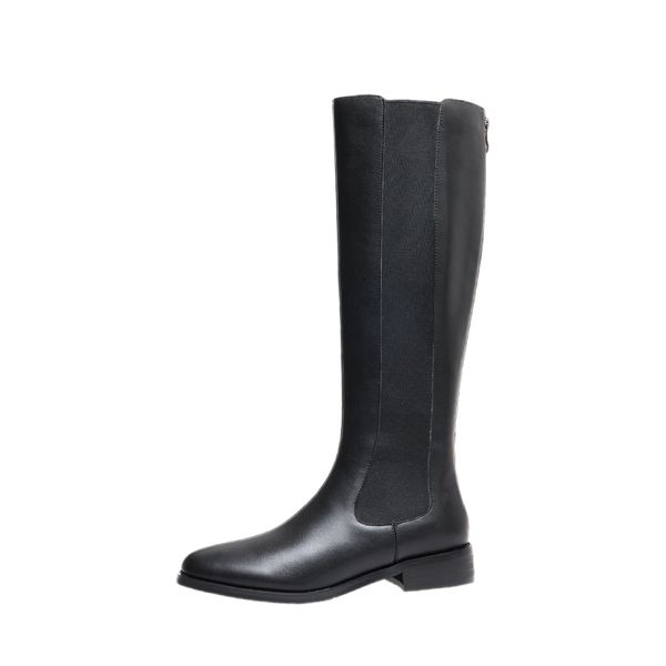 sklfgxzy knee high boots genuine leather women boots warm winter motorcycle knight snow cowhide women shoes, Black
sklfgxzy knee high boots genuine leather women boots warm winter motorcycle knight snow cowhide women shoes, Black