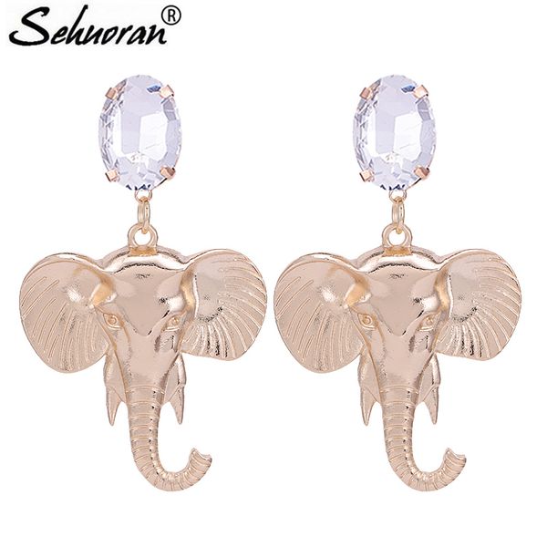 sehuoran zinc alloy earrings elephant head drop earrings for woman animal pendients oorbellen aretes brincosfashion jewerly, Silver
sehuoran zinc alloy earrings elephant head drop earrings for woman animal pendients oorbellen aretes brincosfashion jewerly, Silver