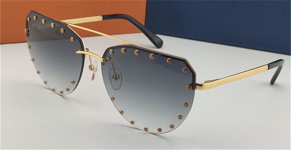 new fashion design sunglasses 0984 frameless irregular frame with rivets popular avant-garde style uv400 protection eyewear, White;black
new fashion design sunglasses 0984 frameless irregular frame with rivets popular avant-garde style uv400 protection eyewear, White;black