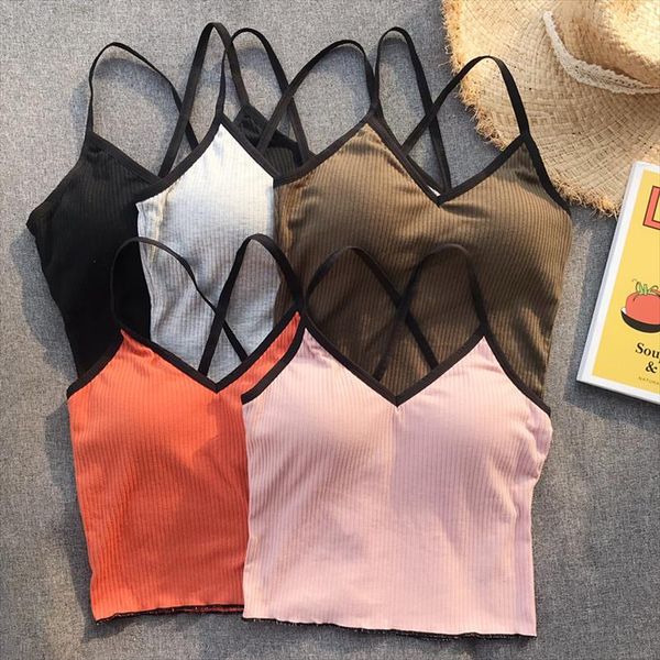 девушки скрещенные ремни короткие camis топы с отделено бюстгальтер женщины padding tops танки crop для гнездовой, White
девушки скрещенные ремни короткие camis топы с отделено бюстгальтер женщины padding tops танки crop для гнездовой, White