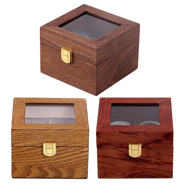 2 slots retro red wooden watch display case couple watches gift box holder jewelry collection storage watch organizer box casket, Black;blue
2 slots retro red wooden watch display case couple watches gift box holder jewelry collection storage watch organizer box casket, Black;blue