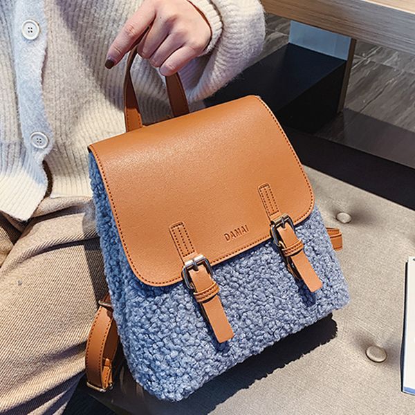 2019 новой дама высокого качества шерстяной кожи student рюкзак мода путешествие малый рюкзак школа сумка для ноутбука девушка роскошных сум
2019 новой дама высокого качества шерстяной кожи student рюкзак мода путешествие малый рюкзак школа сумка для ноутбука девушка роскошных сум