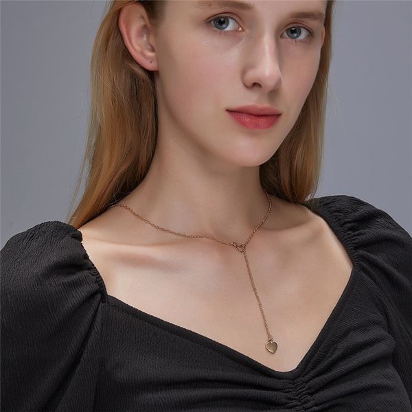 20pcs/lot fashion simple heart pendant necklaces metal hollow out clavicle cross chains for women valentine's day love necklace jewelry, Silver
20pcs/lot fashion simple heart pendant necklaces metal hollow out clavicle cross chains for women valentine's day love necklace jewelry, Silver
