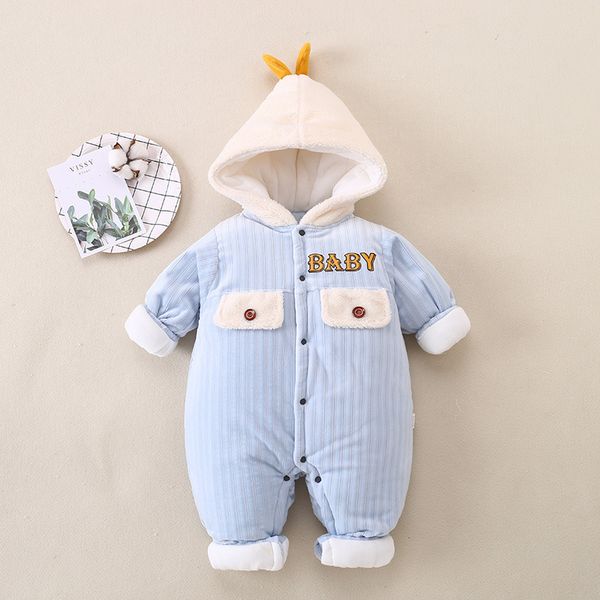 baby one-piece suit winter thick men and women baby quilted cotton cloth crawling clothes newborn warm outing clothes romper, Blue
baby one-piece suit winter thick men and women baby quilted cotton cloth crawling clothes newborn warm outing clothes romper, Blue