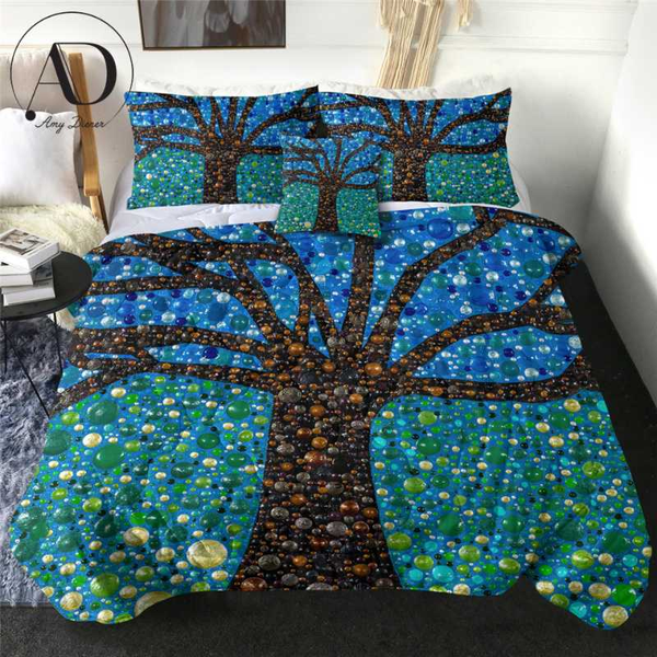 path of life by amy diener summer quilt tree air-conditioning comforter green blue bedding throw abstract art thin duvet 4pcs
path of life by amy diener summer quilt tree air-conditioning comforter green blue bedding throw abstract art thin duvet 4pcs