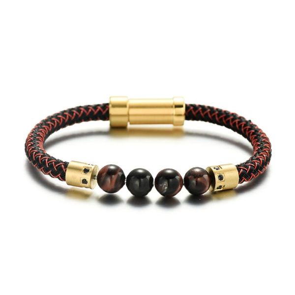 charm bracelets ruimo luxury stainless steel wire rope and natural stone bead blue detachable metal red jewelry bracelet for men women diy, Golden;silver
charm bracelets ruimo luxury stainless steel wire rope and natural stone bead blue detachable metal red jewelry bracelet for men women diy, Golden;silver